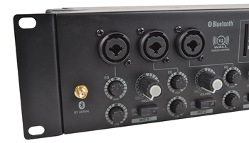 1 to 2 Zone Mixer Amplifier with Media Player Bluetooth 2 x 160W 4 Ohms